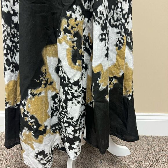 Isda & co maxi Black and Gold Women's Skirt size 4/6 - Picture 4 of 7